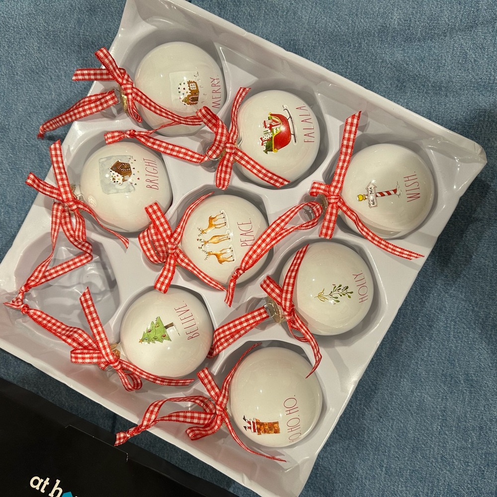 Rae Dunn Christmas Ornaments